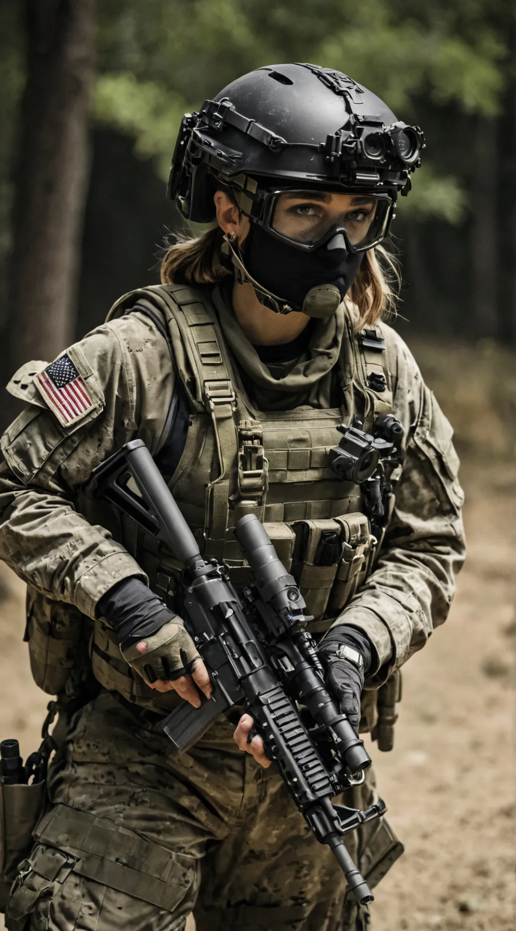 ai character: Operator: Sandra background