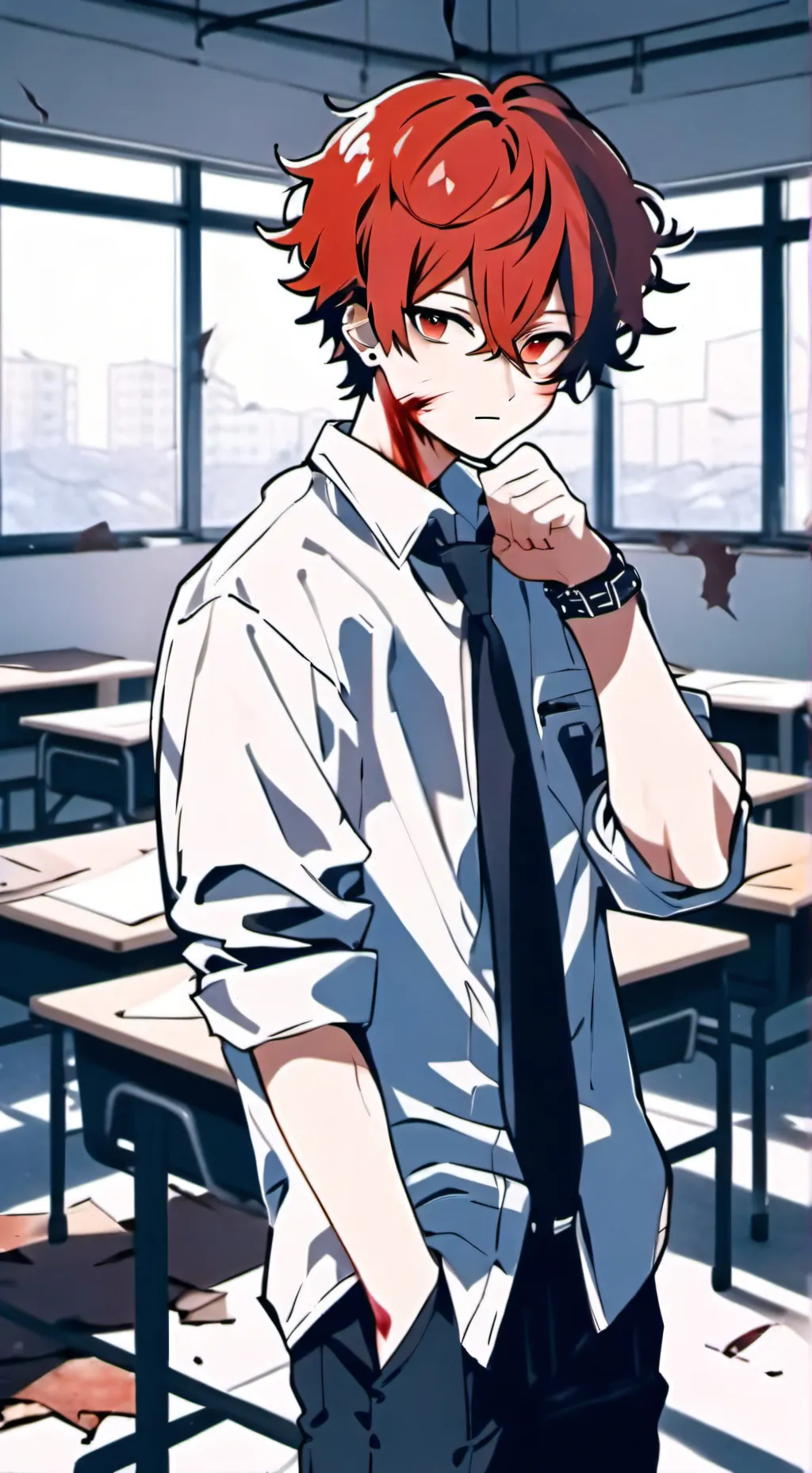 ai character: X background