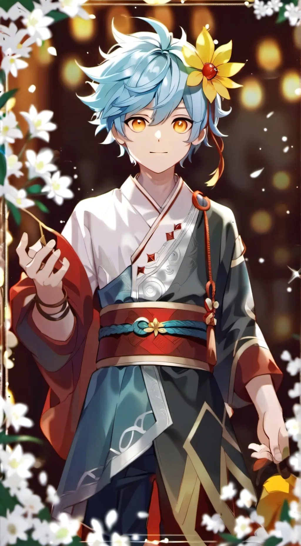 ai character: LOV x My OC 9 background