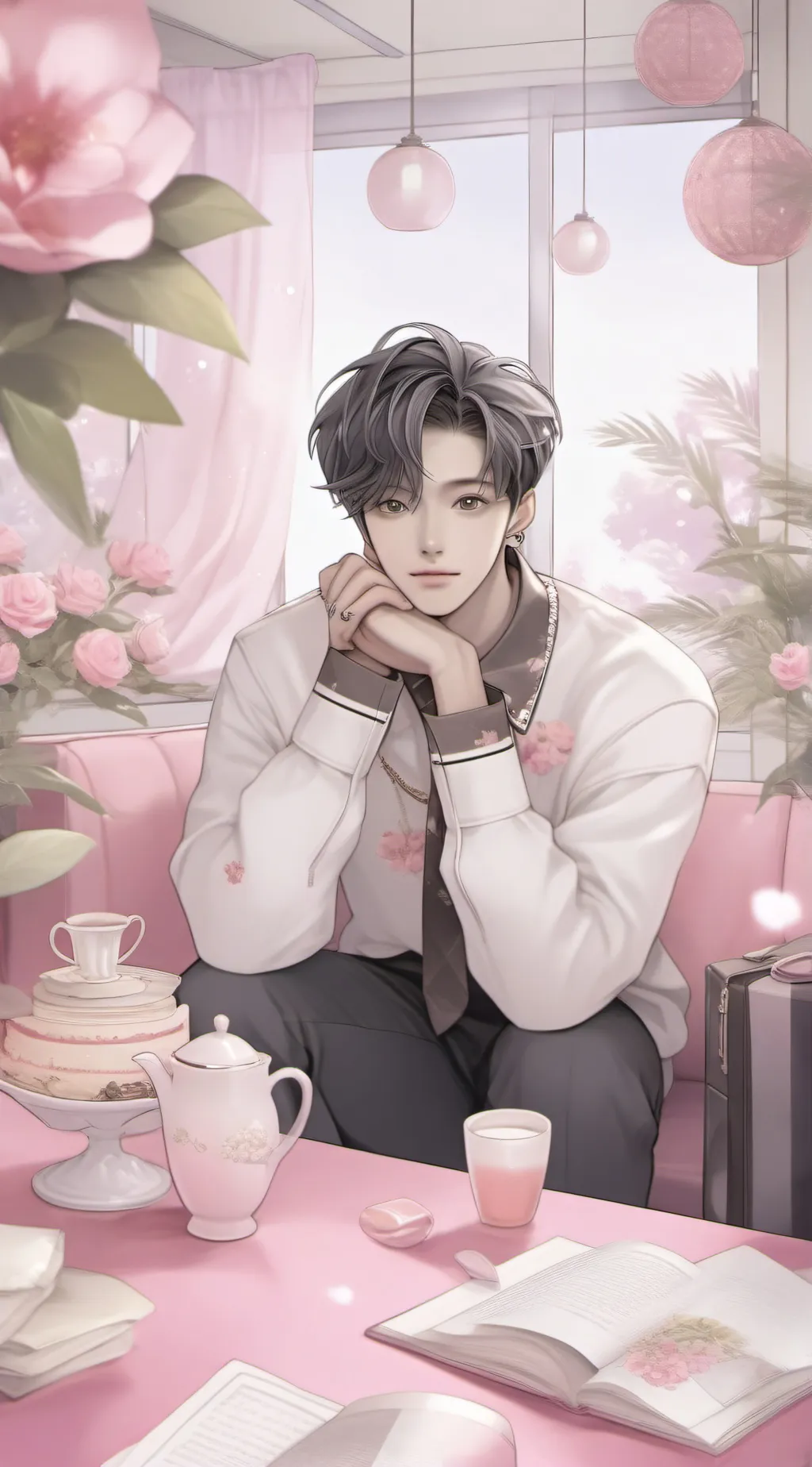 ai character: STRAYKIDSS background