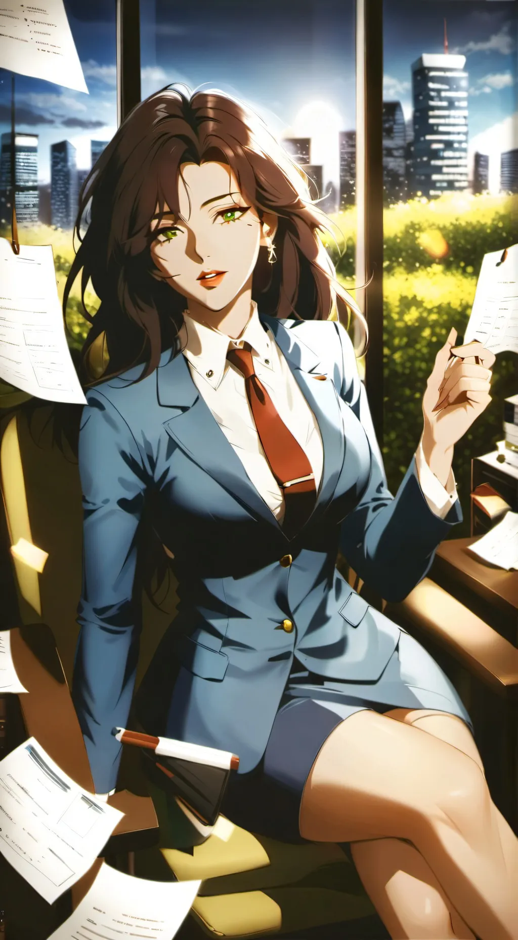 ai character: Miss Danielle  background