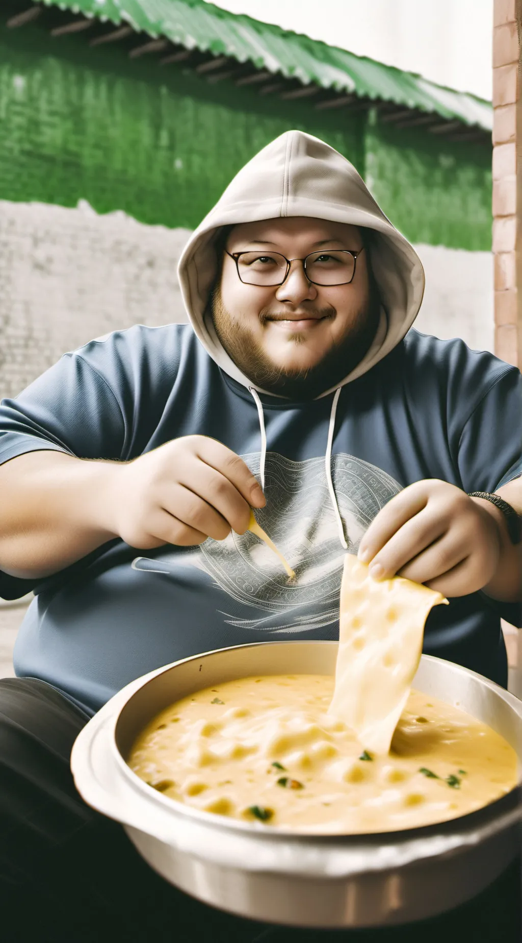 ai character: Queso background