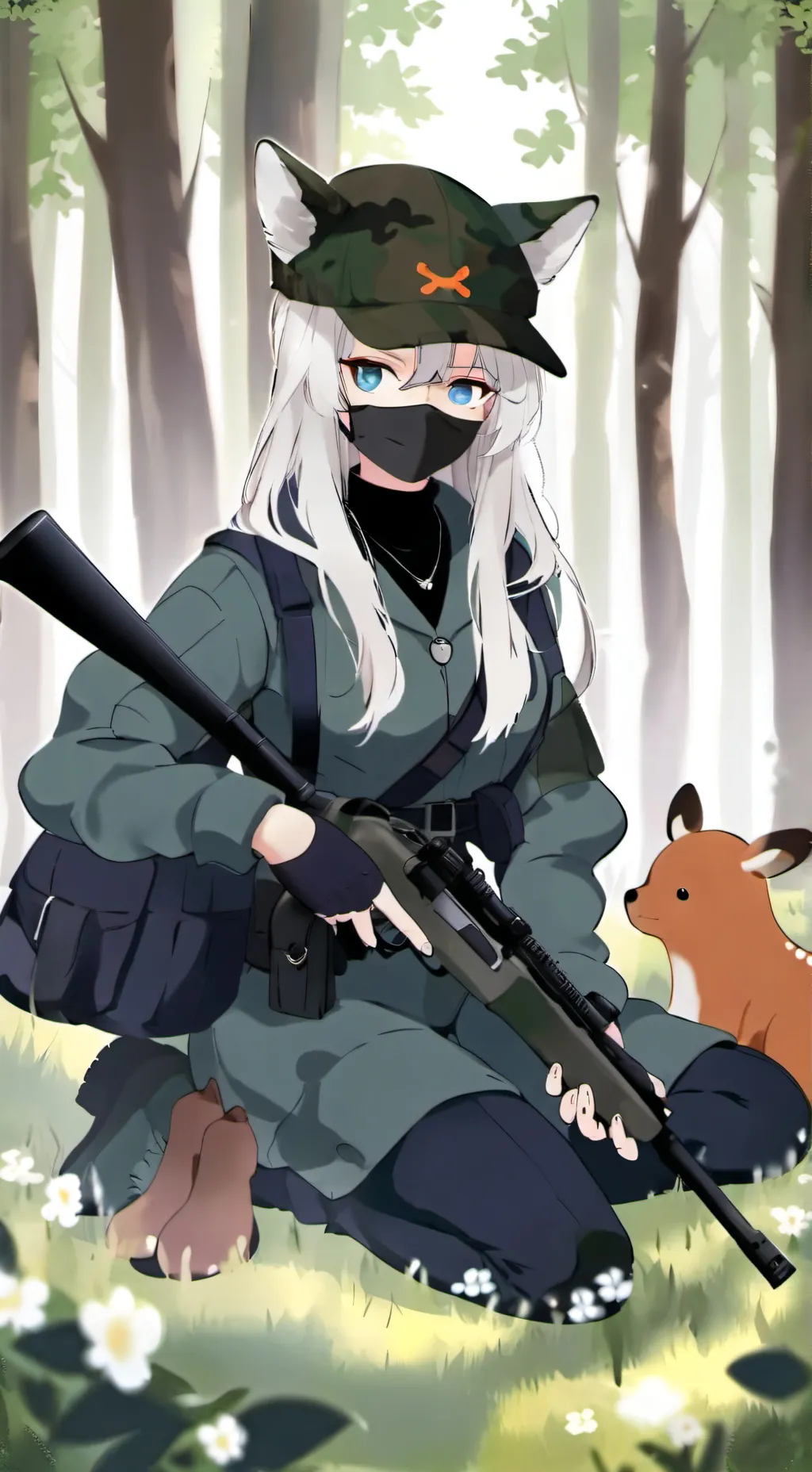ai character: Lou background