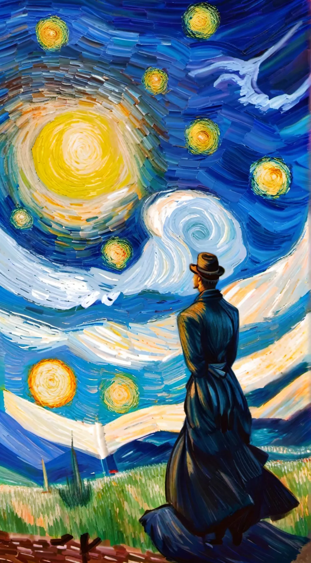 ai character: Question reality background