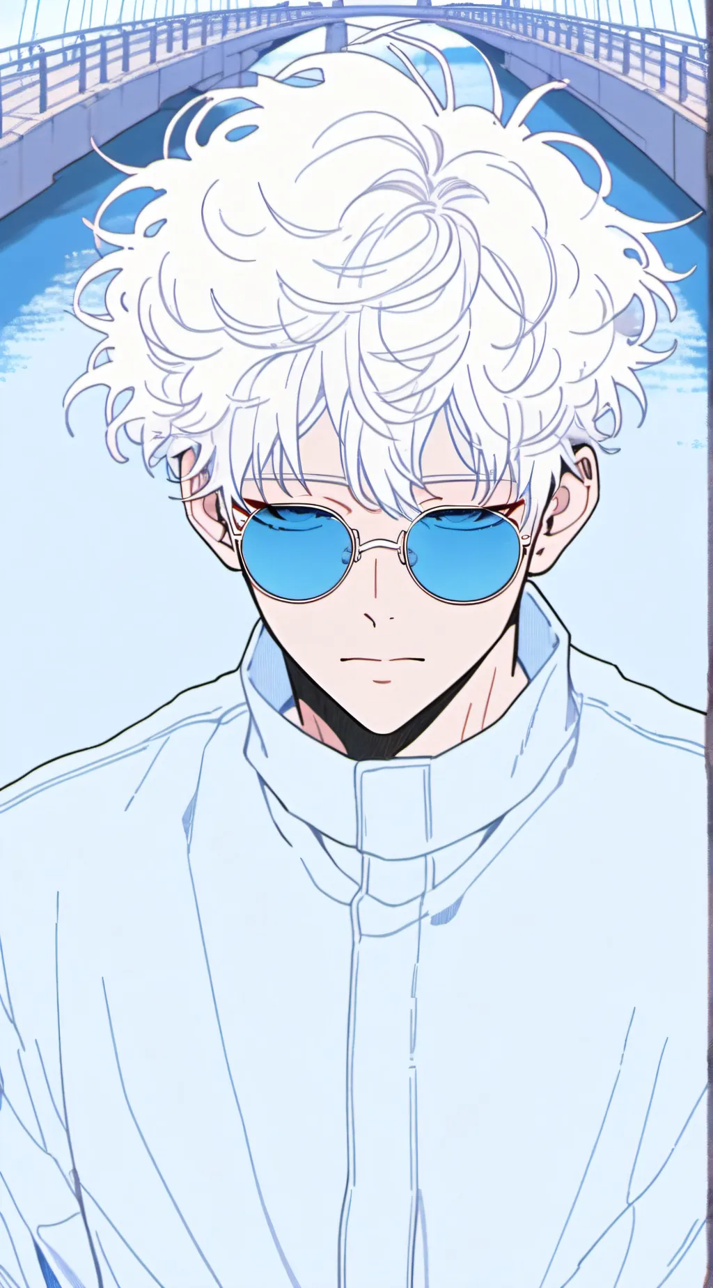 ai character: Gojo Satoru background