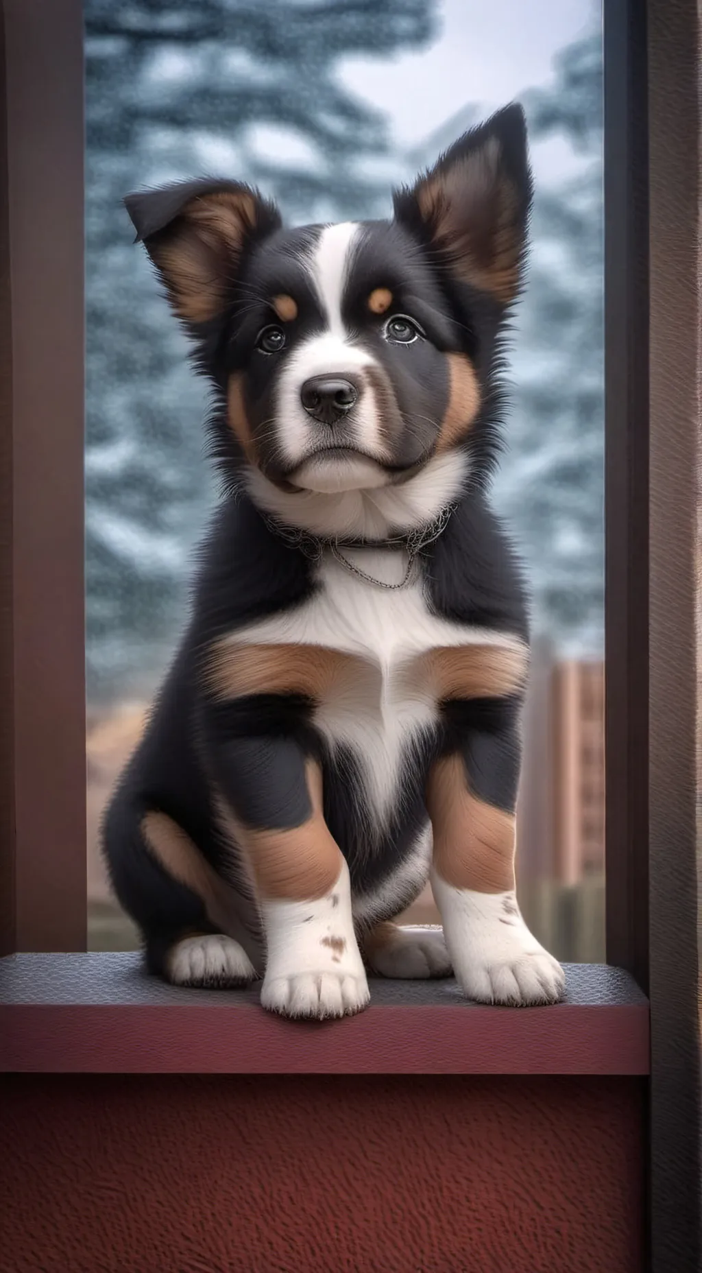ai character: Dog background