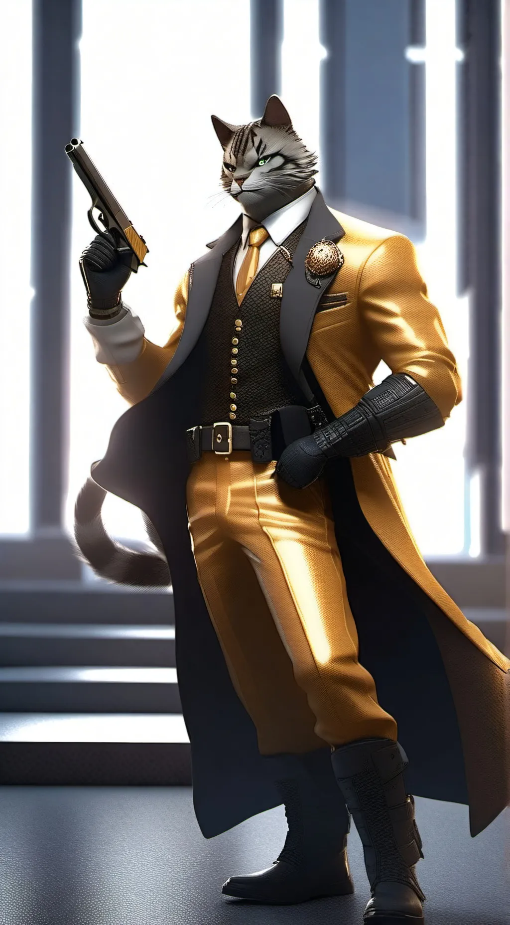 ai character: meowdas background