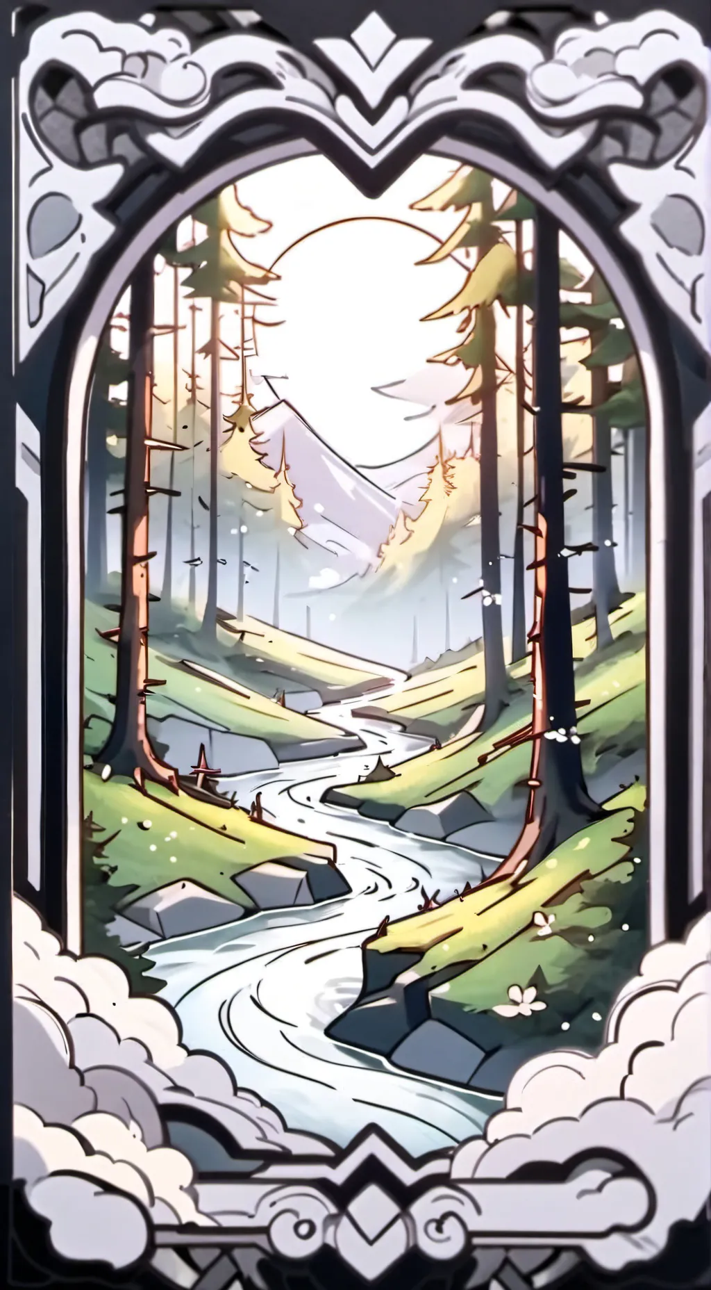 ai character: sprunki raodtrip background