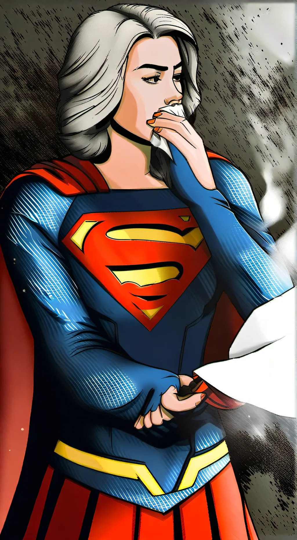 ai character: Supergirl  background