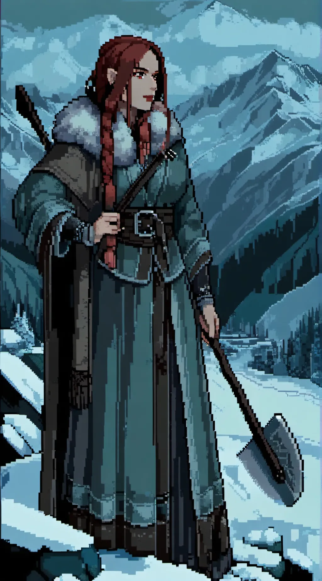 ai character: ygritt background