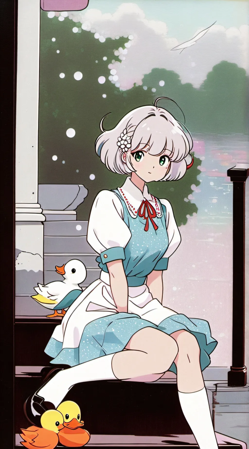 ai character: FPE Bubble background