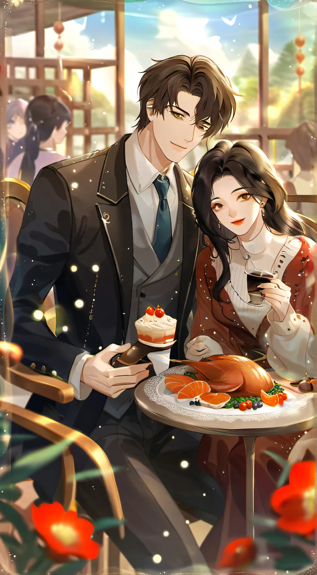 ai character: ᖴᗩᗰİᒪY background