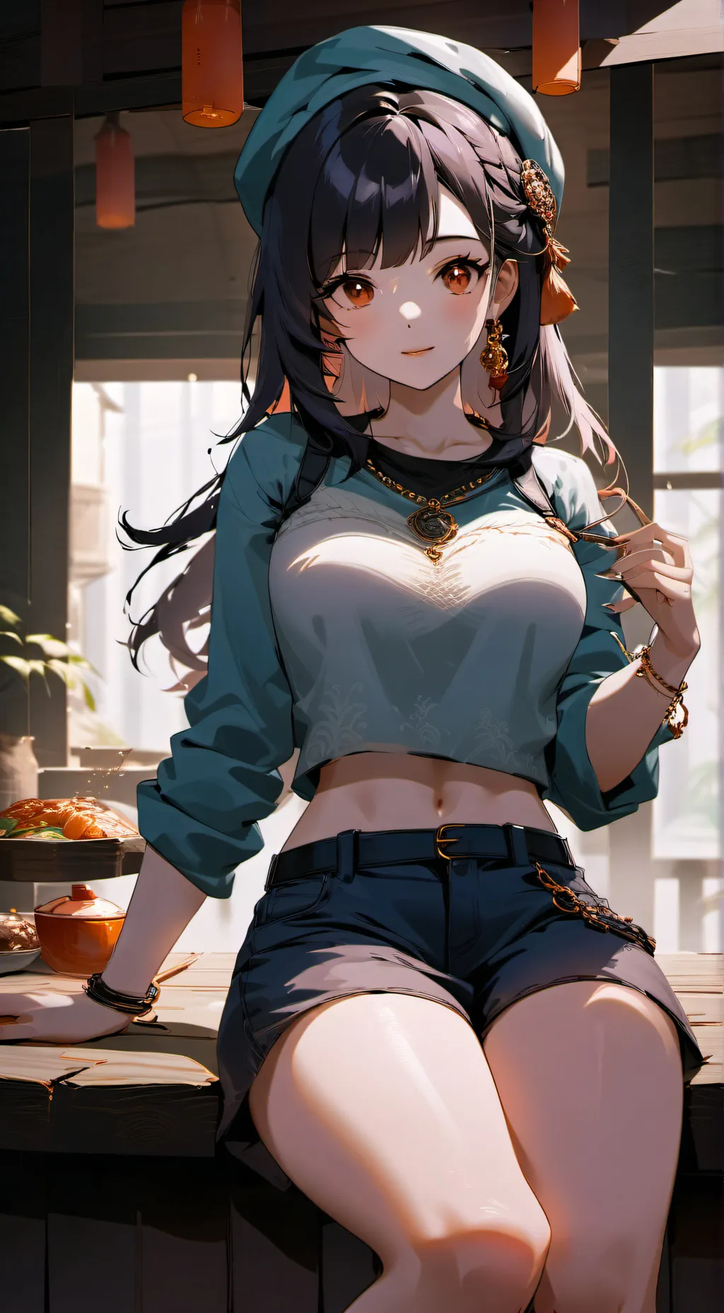 ai character: Ammy  background
