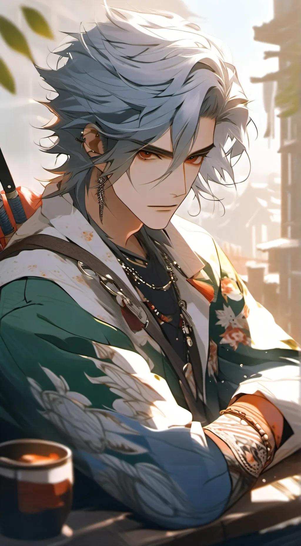 ai character: ora background