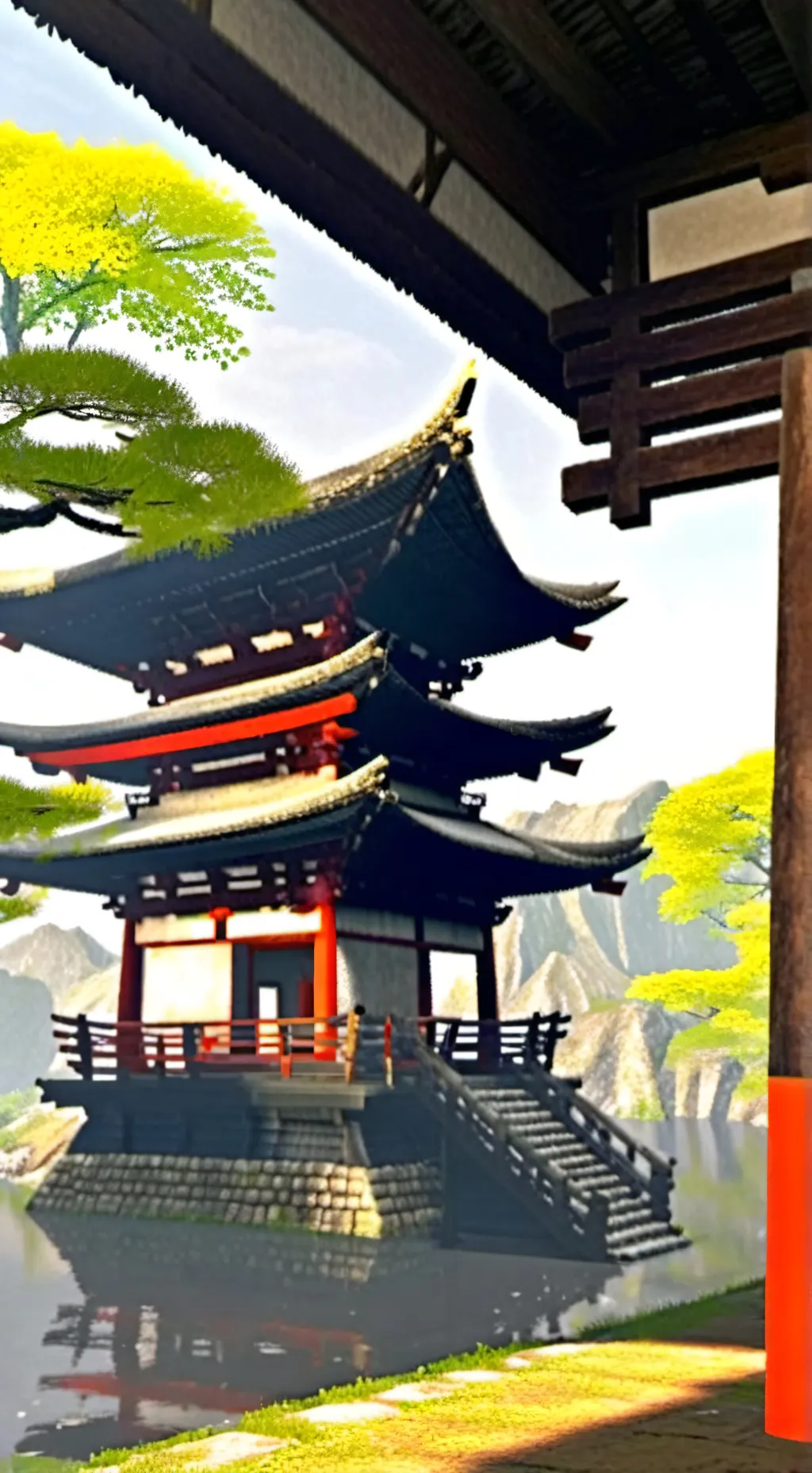 ai character: Kny genderbend-ish background