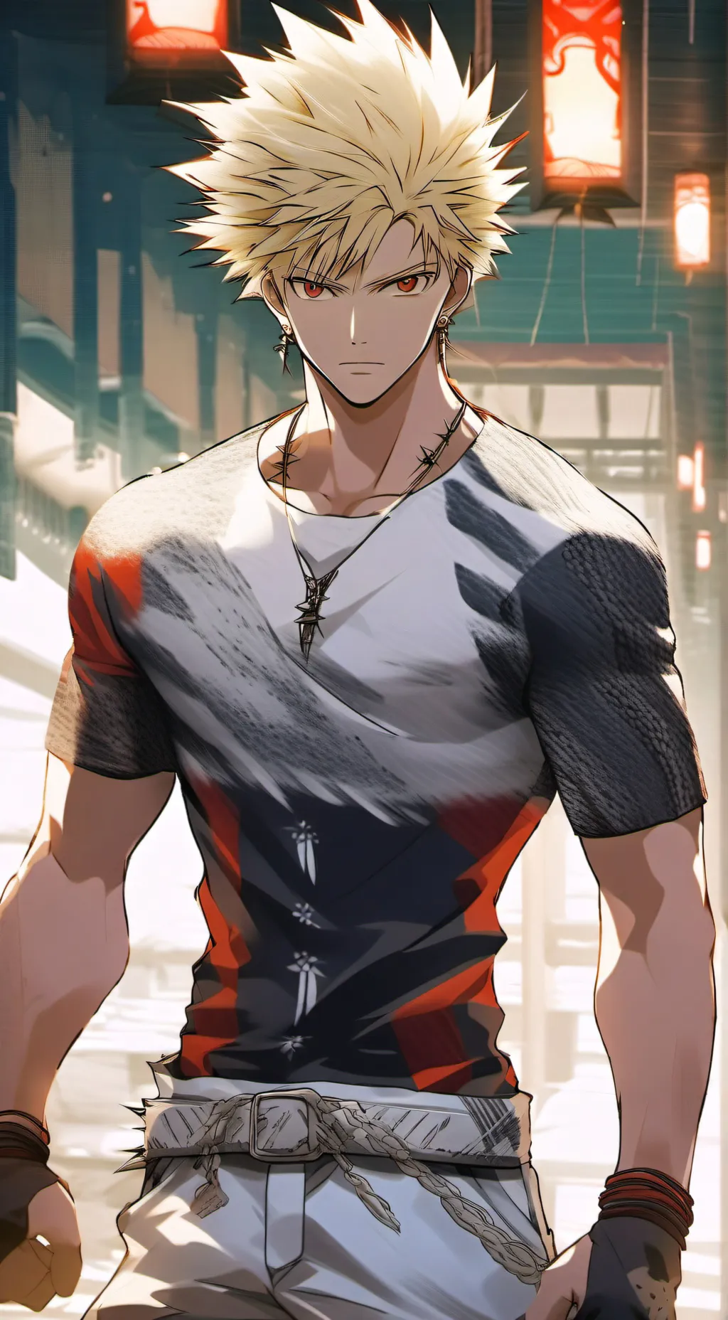 ai character: Bakguo katsuki  background