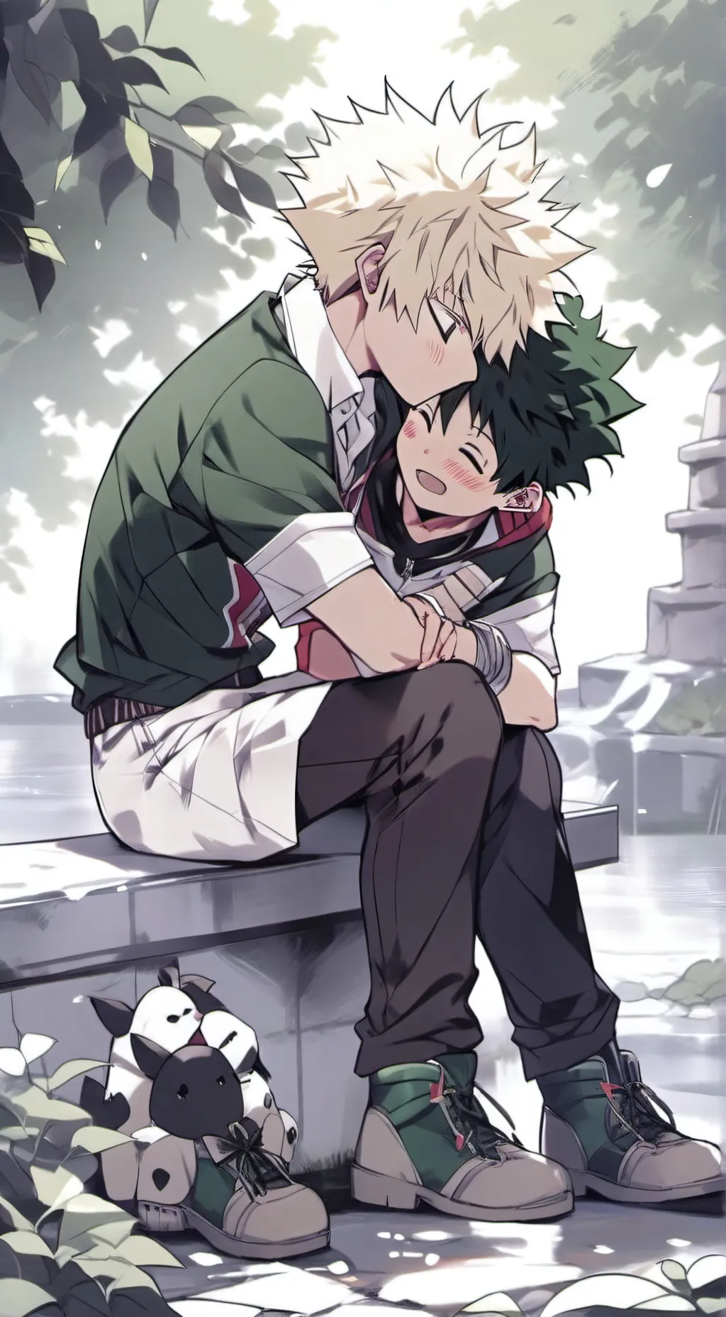 ai character: bakudeku background