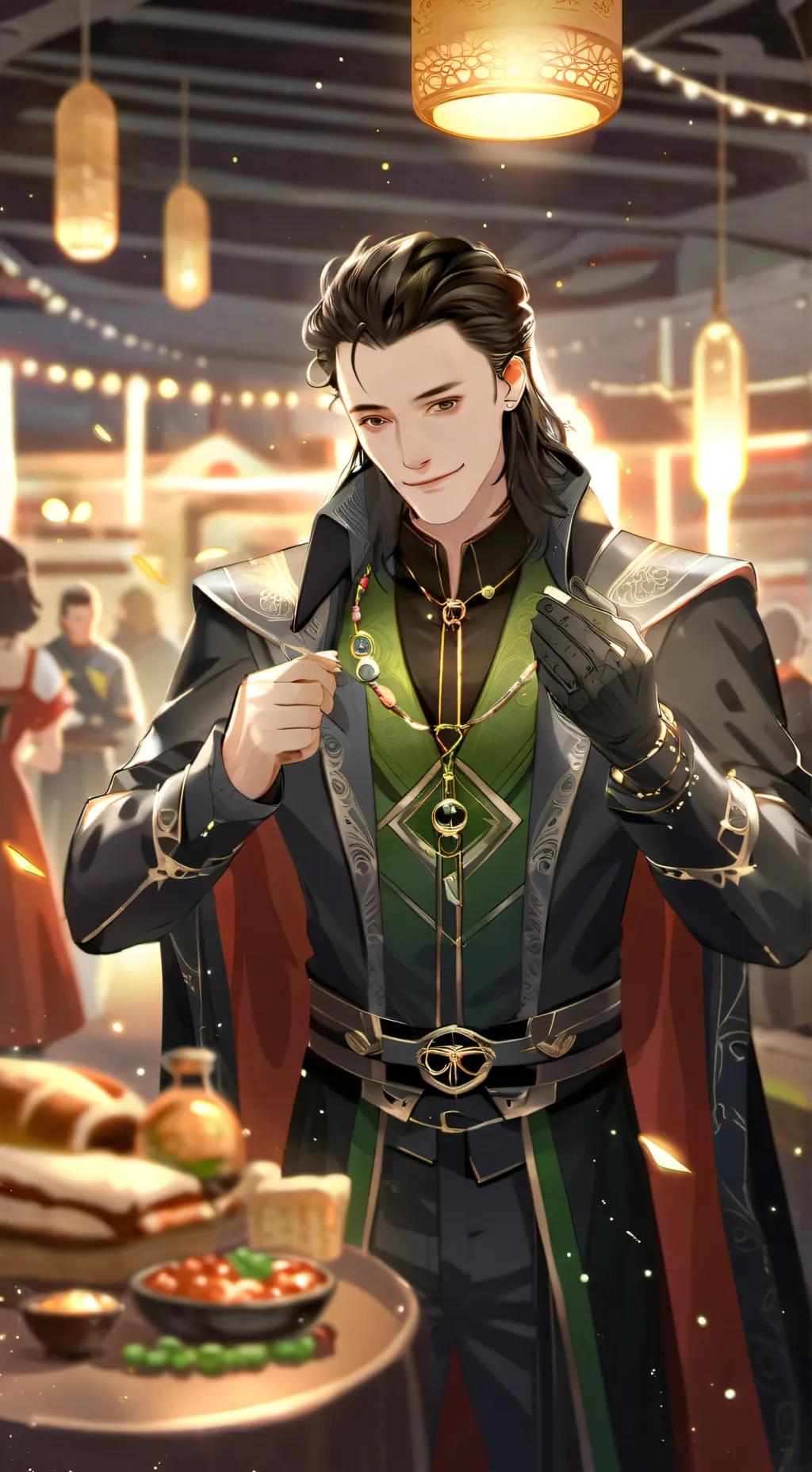 ai character: Loki background