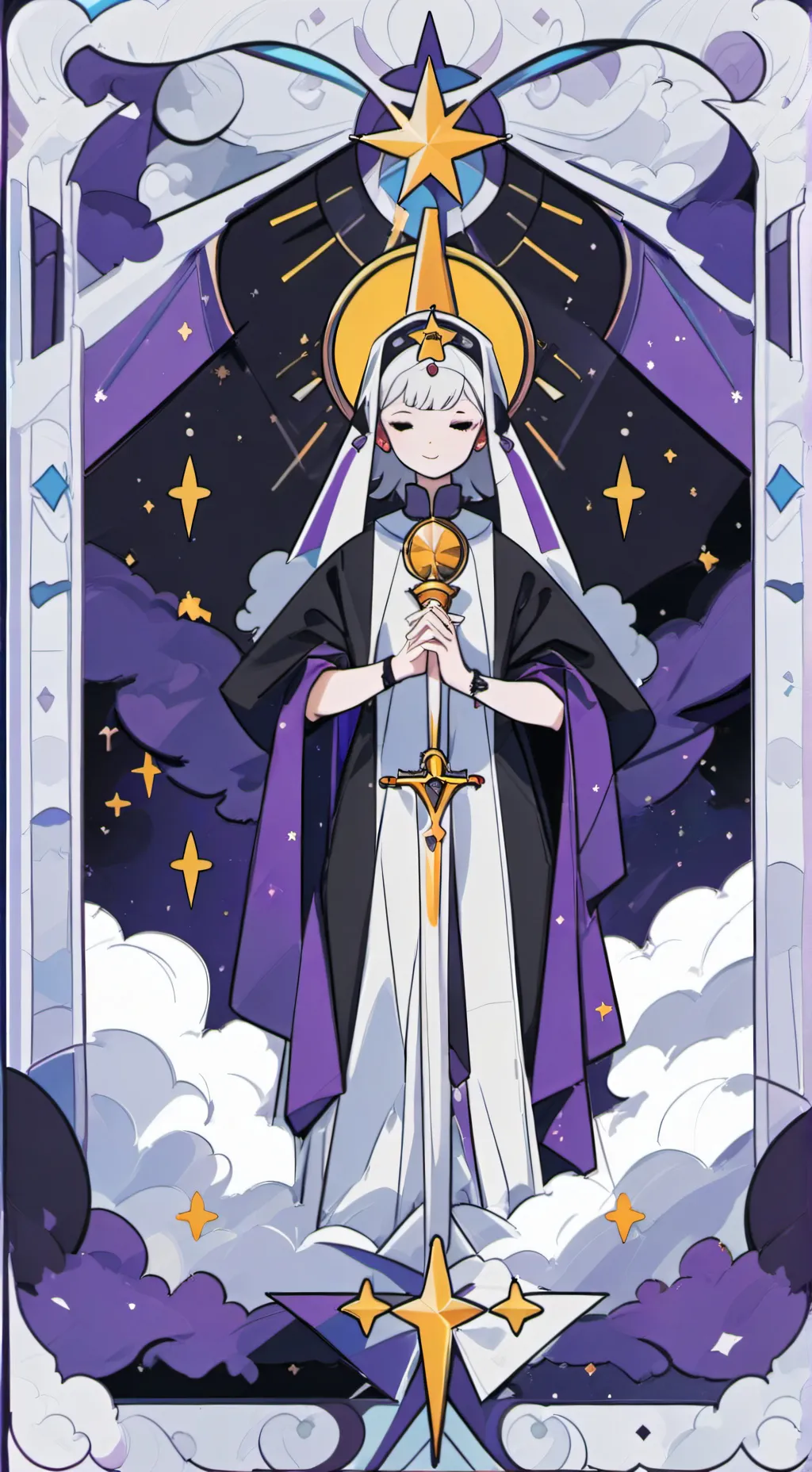 ai character: curch background