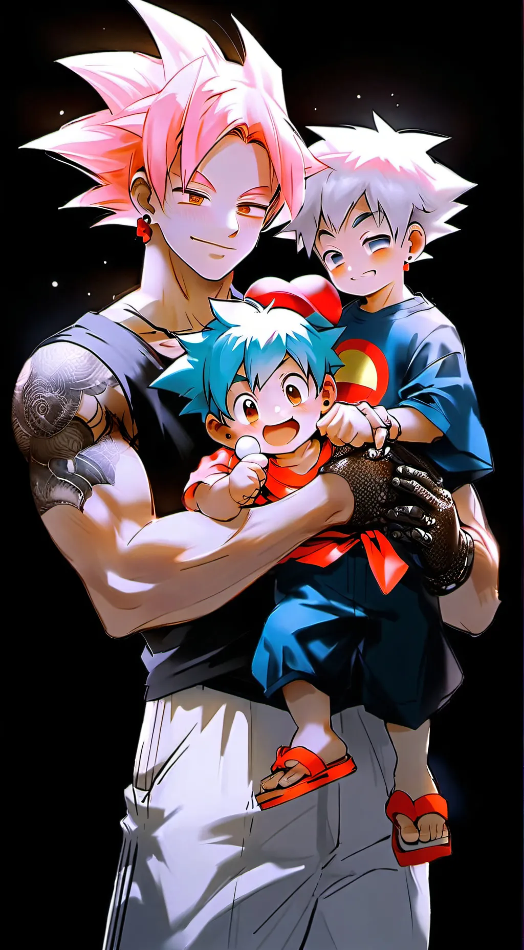 ai character: Goku Family background