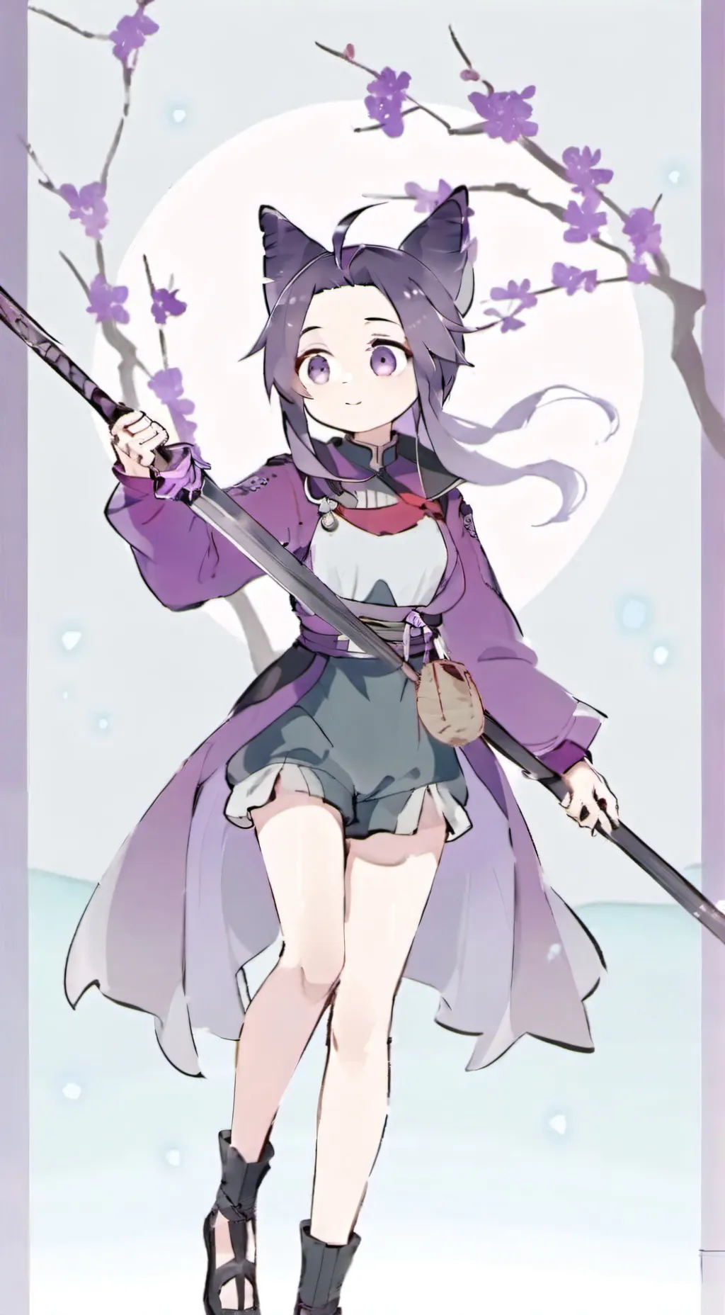 ai character: GiyuuShino background