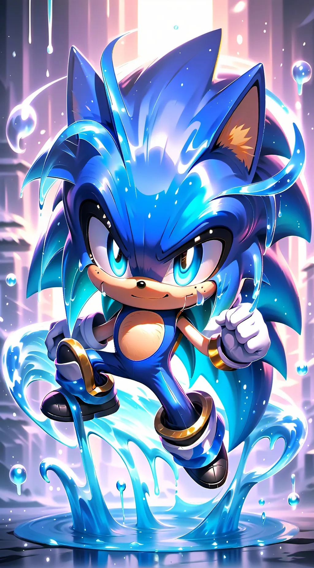ai character: Sonic background