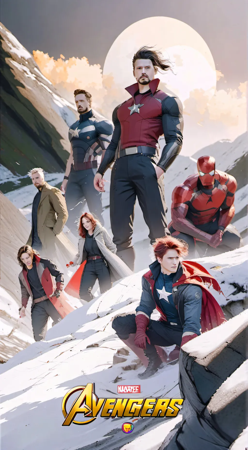 ai character: avengers 10 background