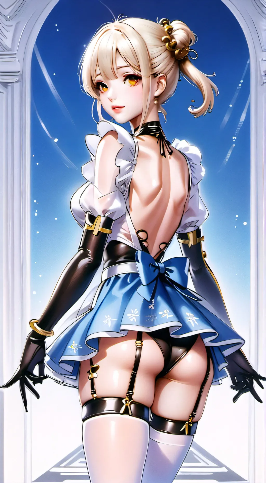 ai character: Girls poop background