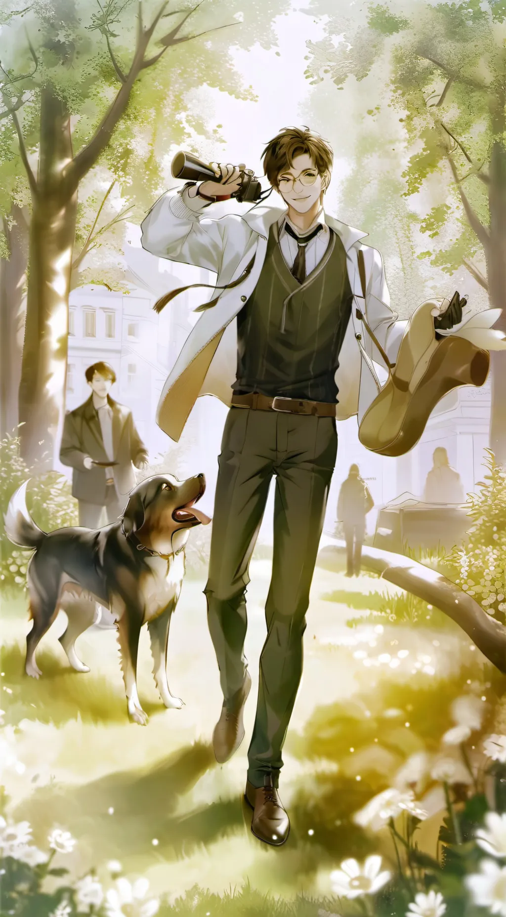 ai character: Leo background