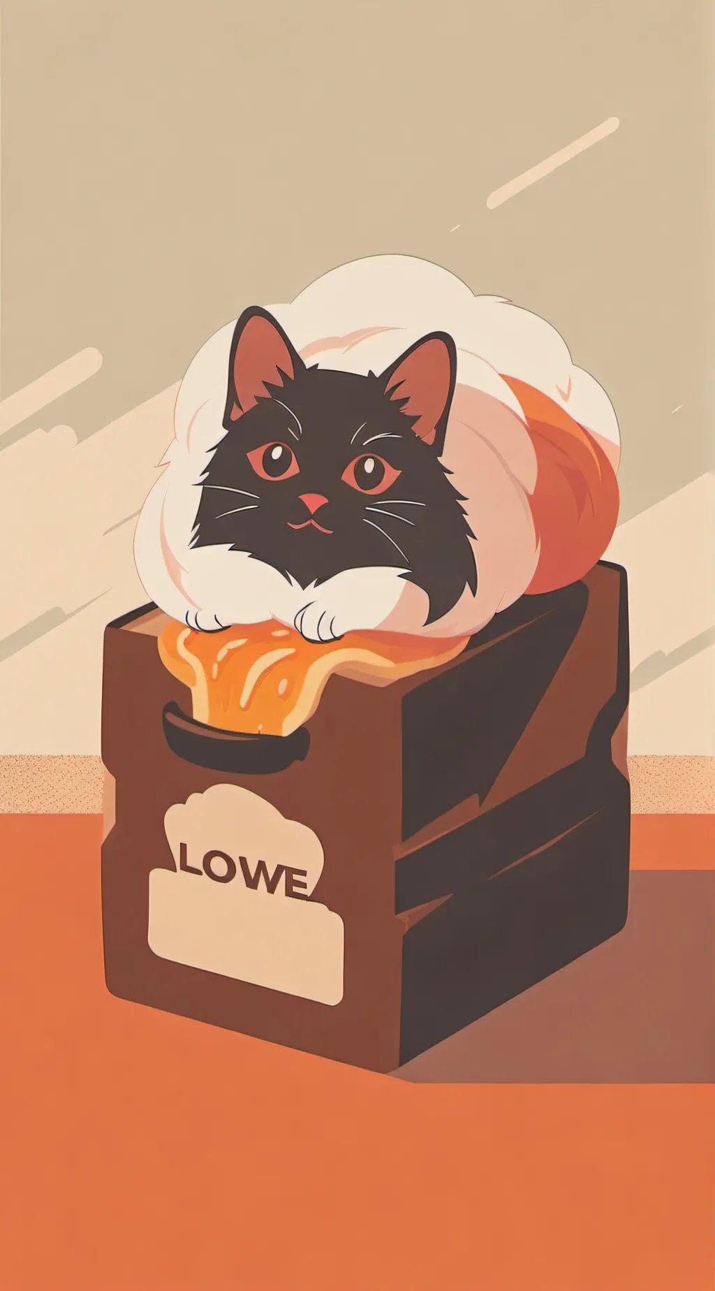 ai character: Fpe loaves  background
