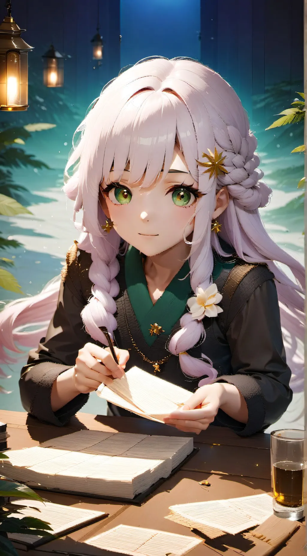 ai character: Uin joon  background