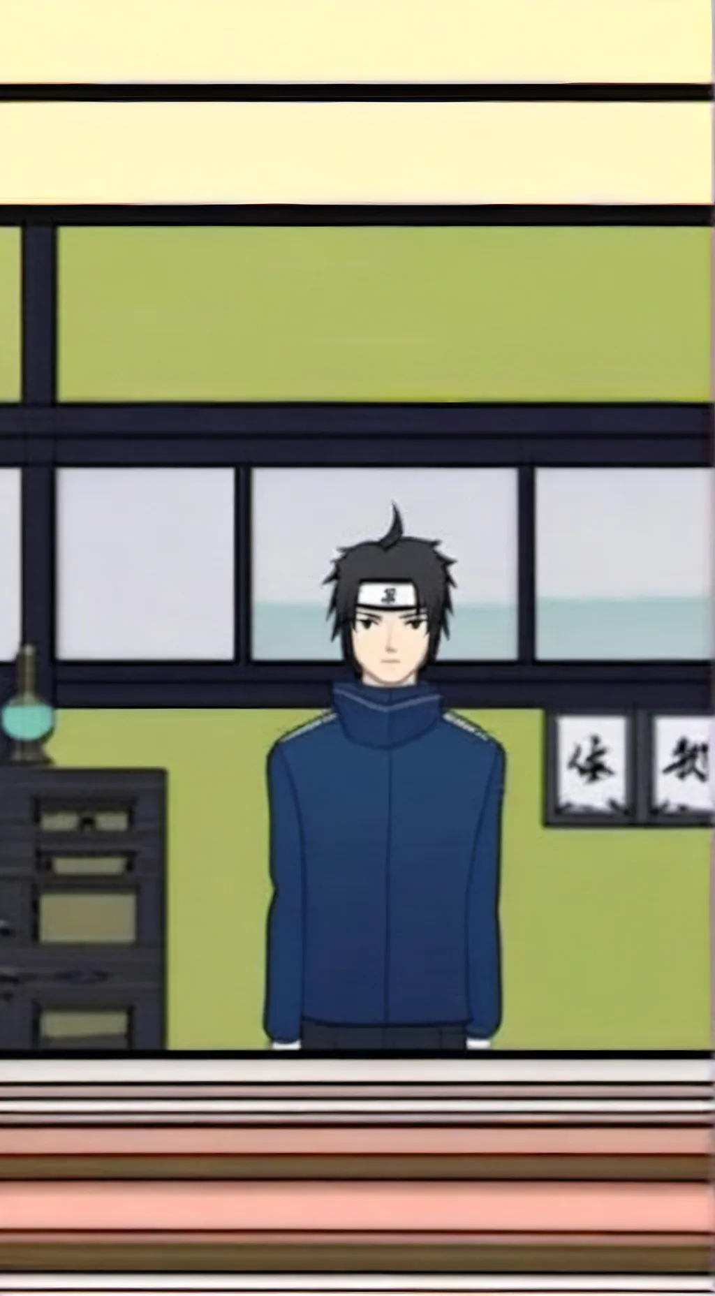 ai character: Sasuke background