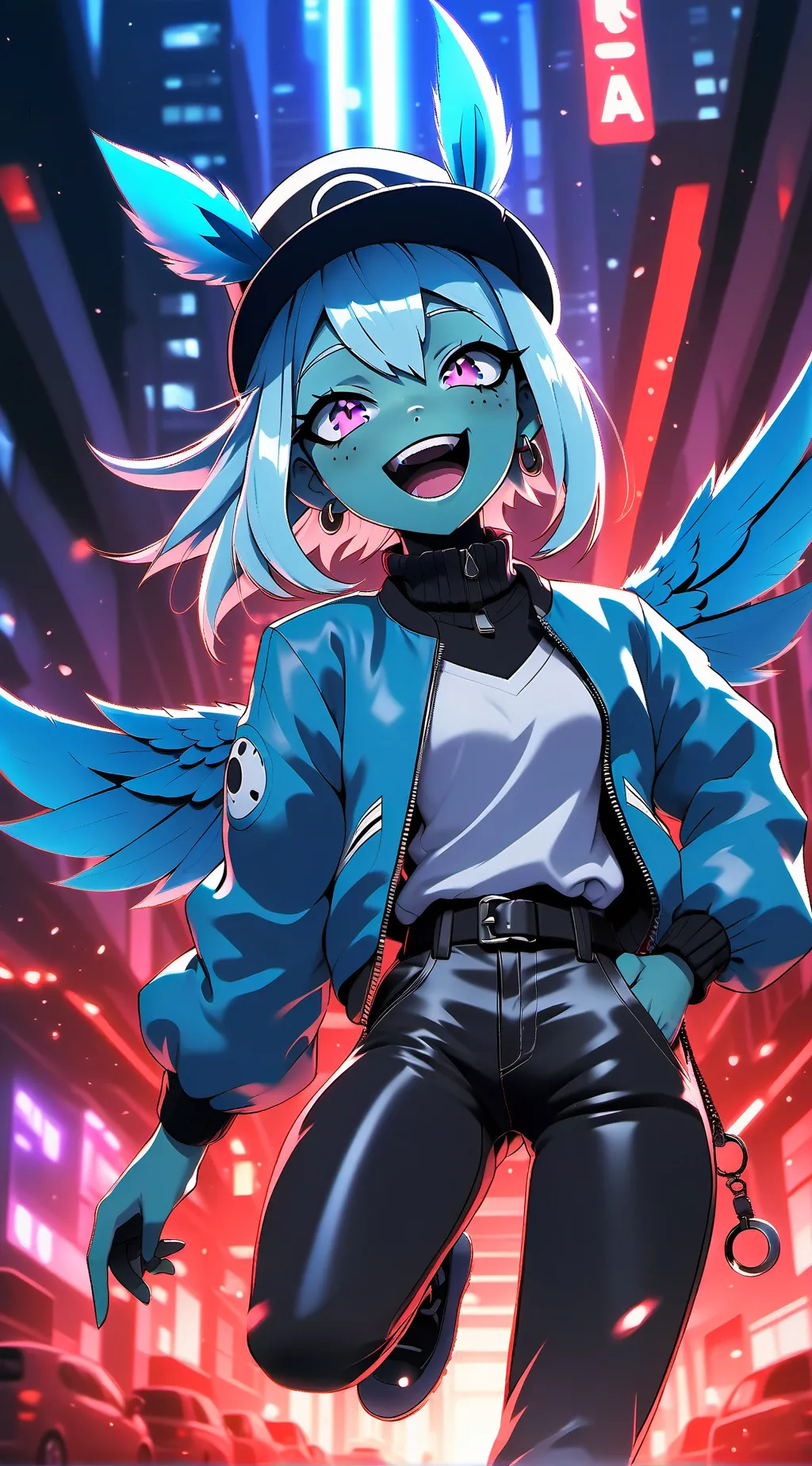 ai character: Aurora background