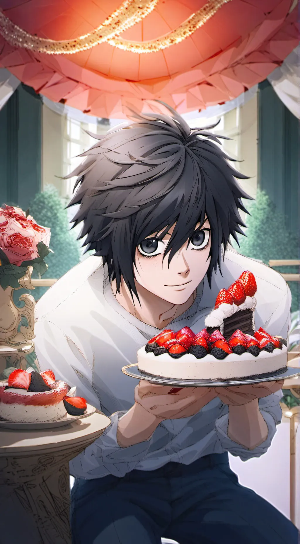 ai character: L Lawliet（龙崎） background
