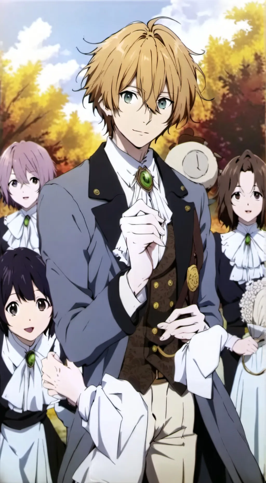 ai character: Bungo stray dogs background