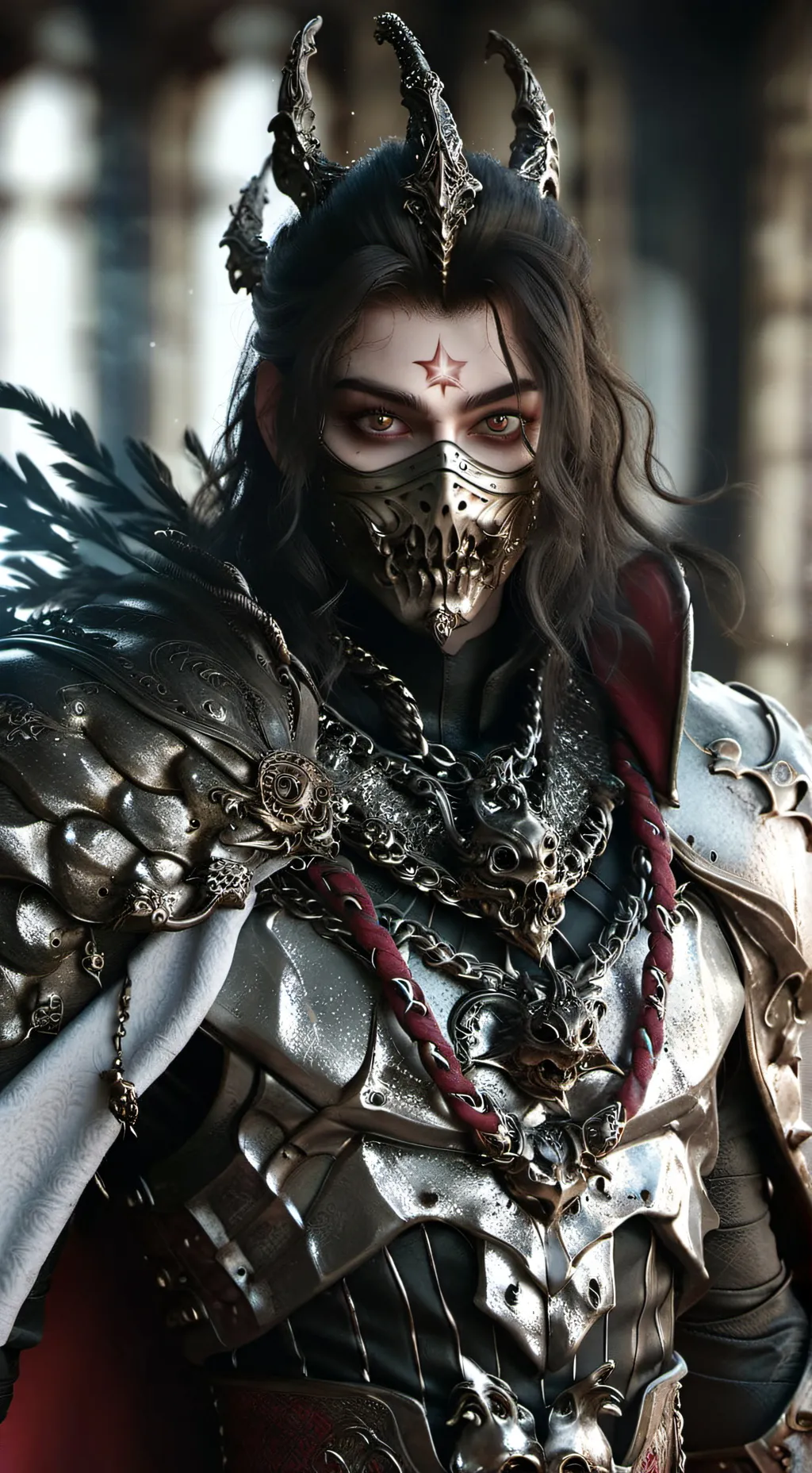 ai character: Scream background