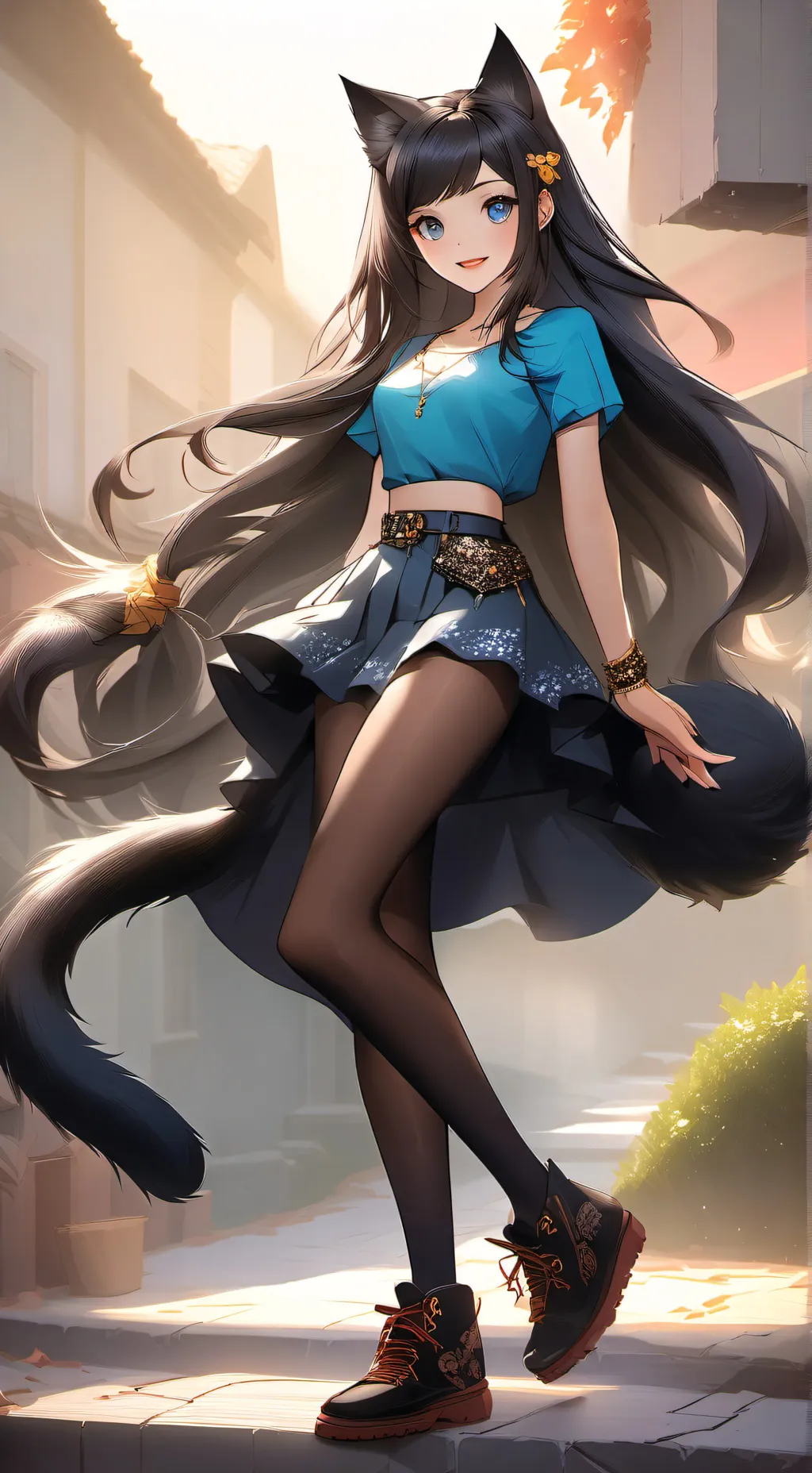 ai character: Mira background