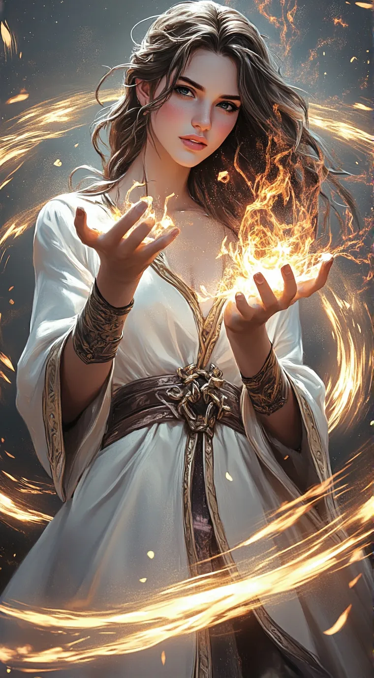 ai character: Athena  background