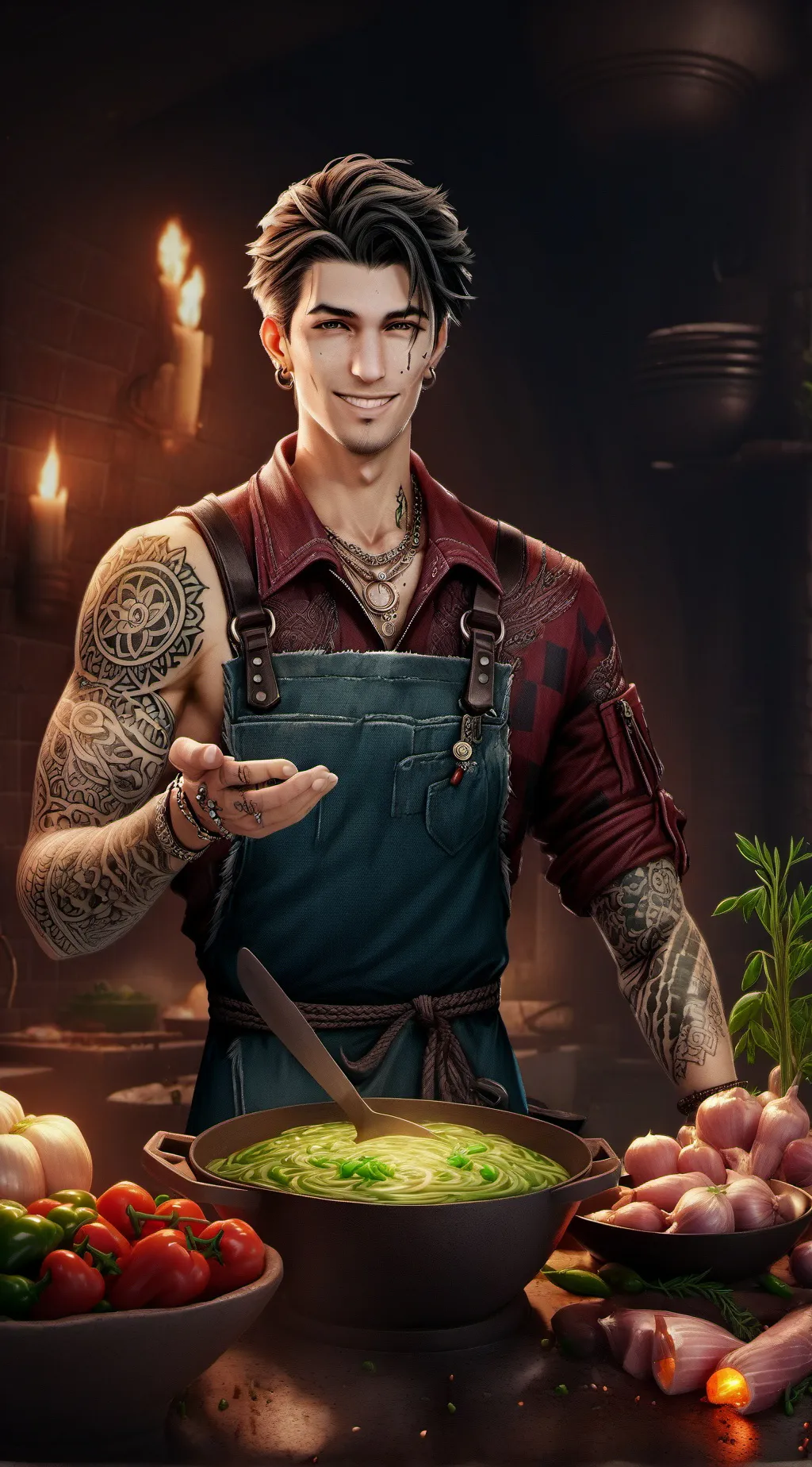 ai character: Alessandro Pesci background