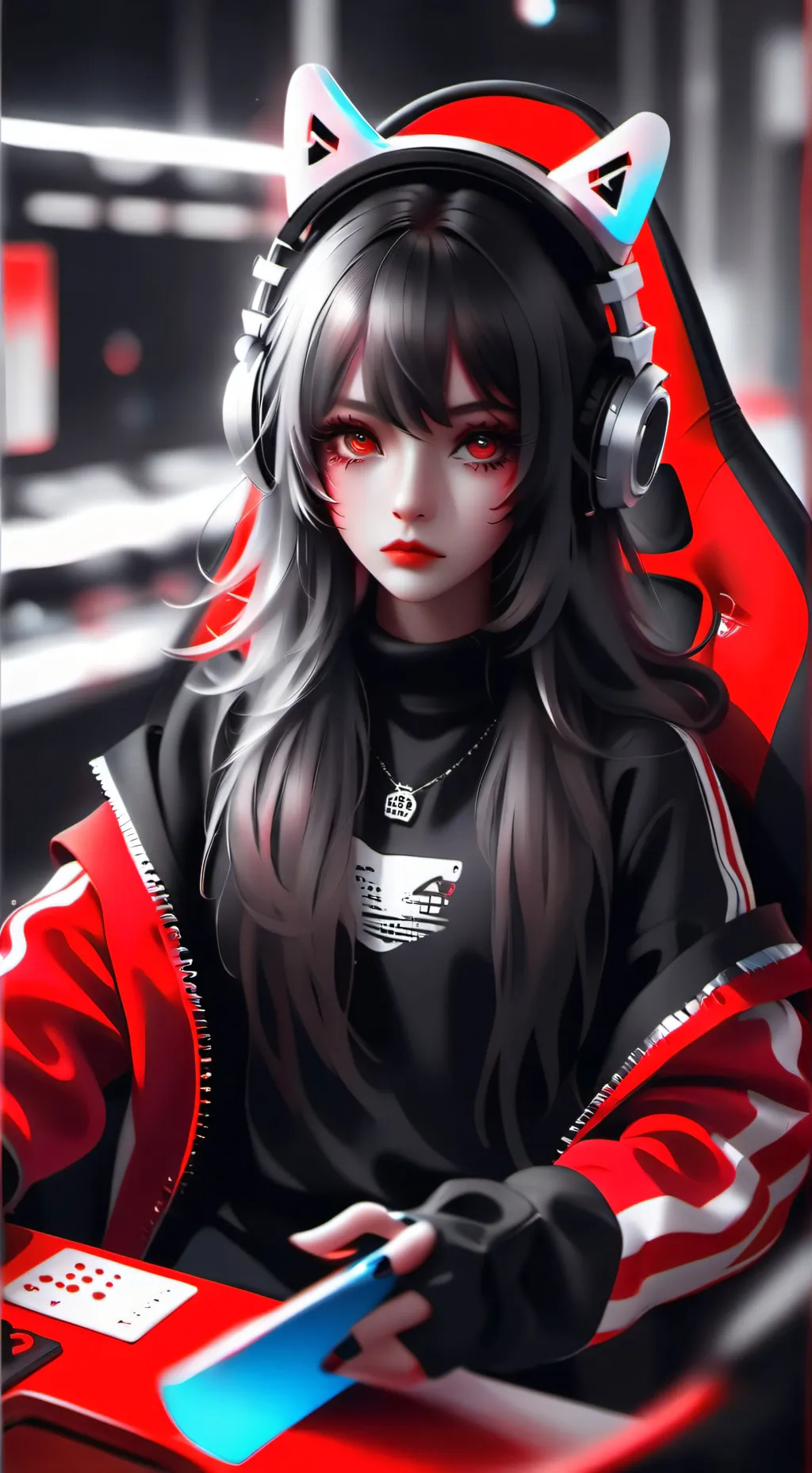 ai character: Sarahí  background
