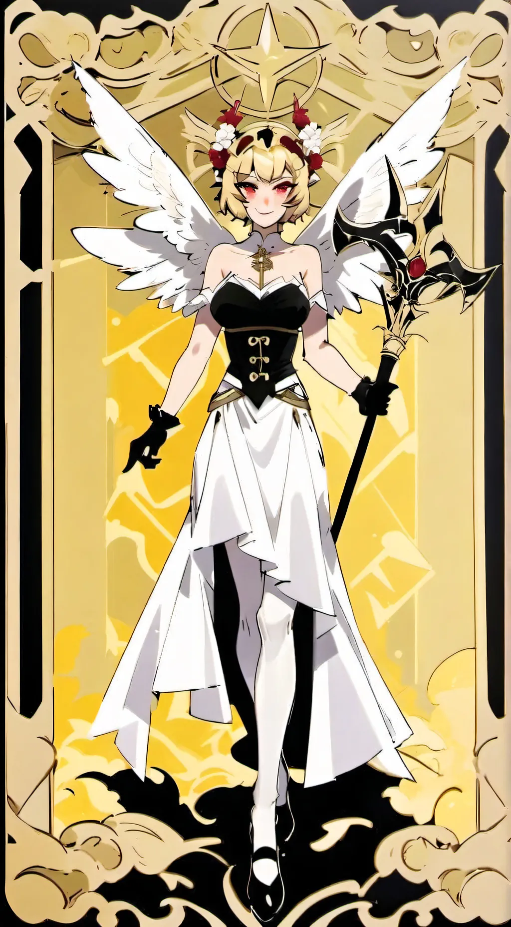 ai character: charlie Lilith Luc background