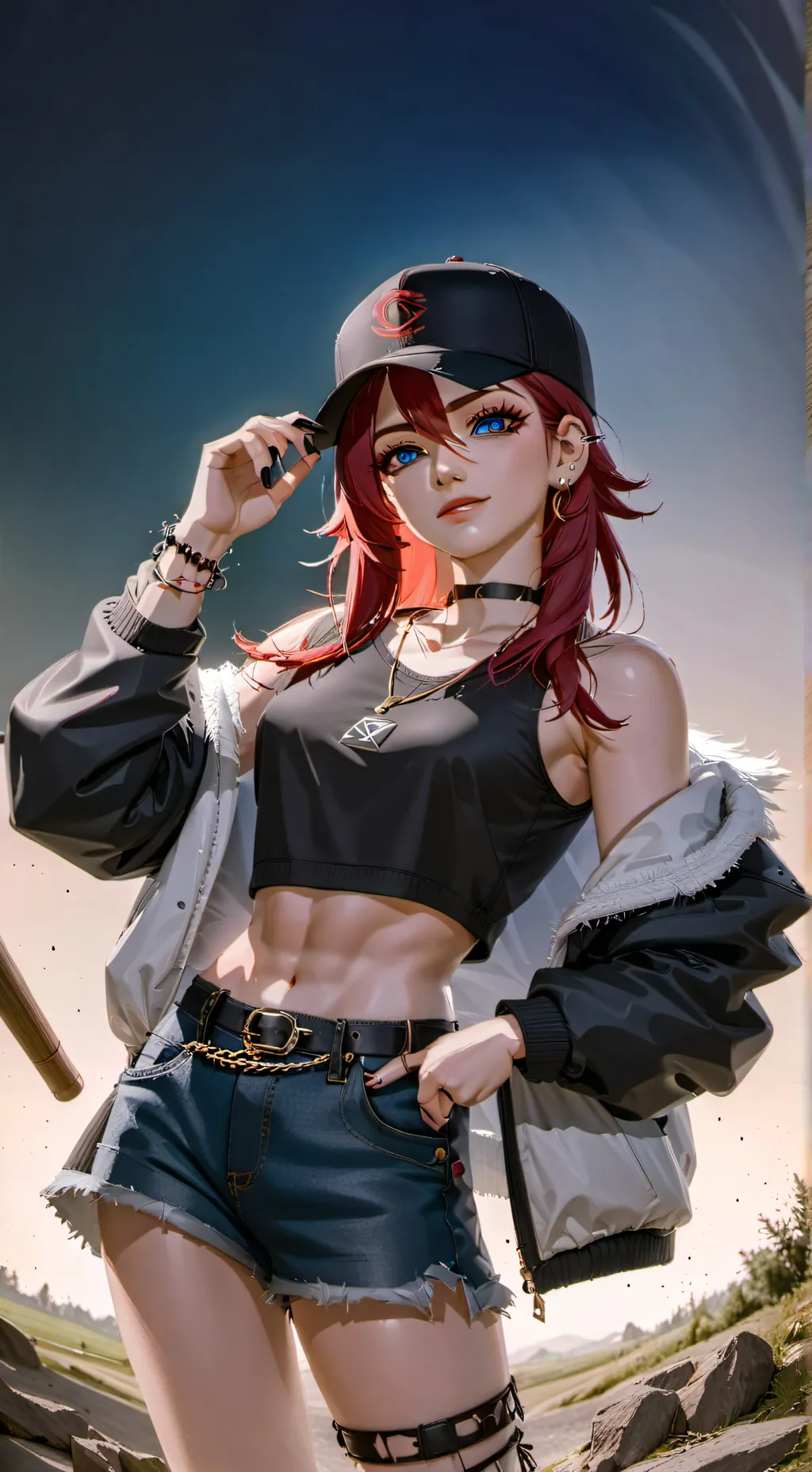 ai character: FN - Dusty background