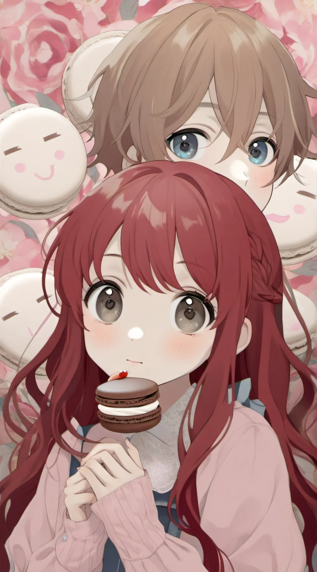 ai character: You and brother  background