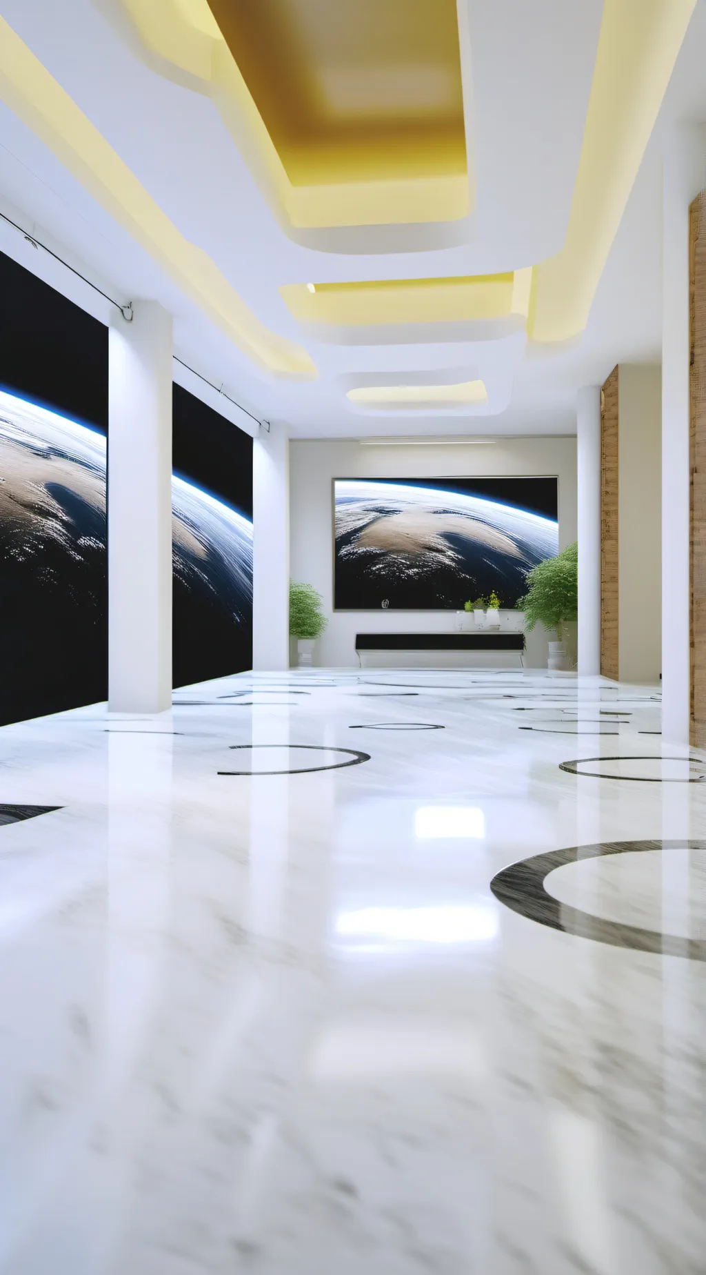 ai character: the solar system background