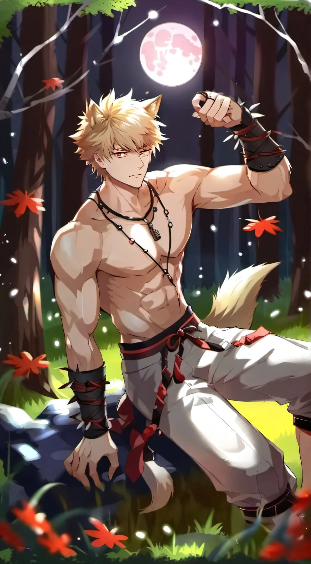 ai character: Alpha Katsuki background