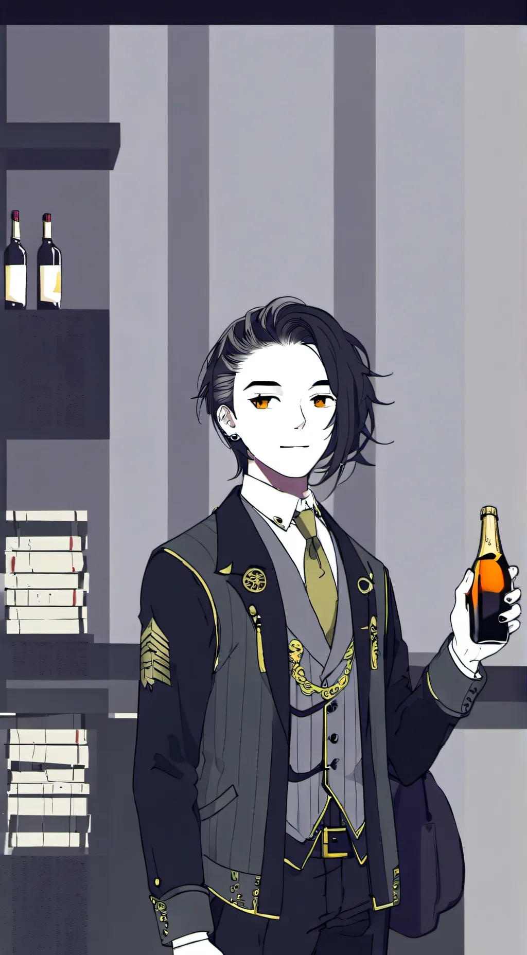 ai character: Drunk background