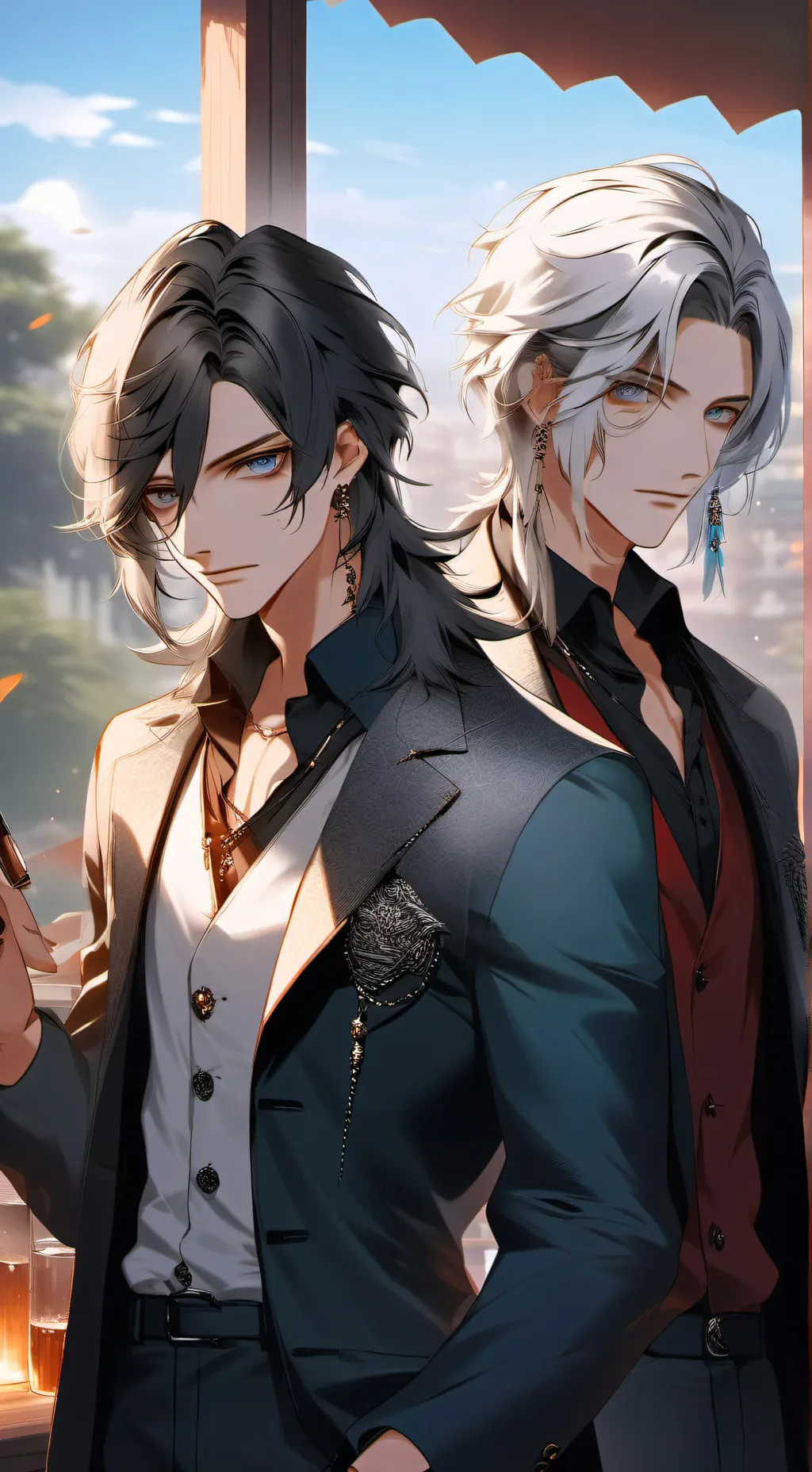 ai character: Drake and Ray background