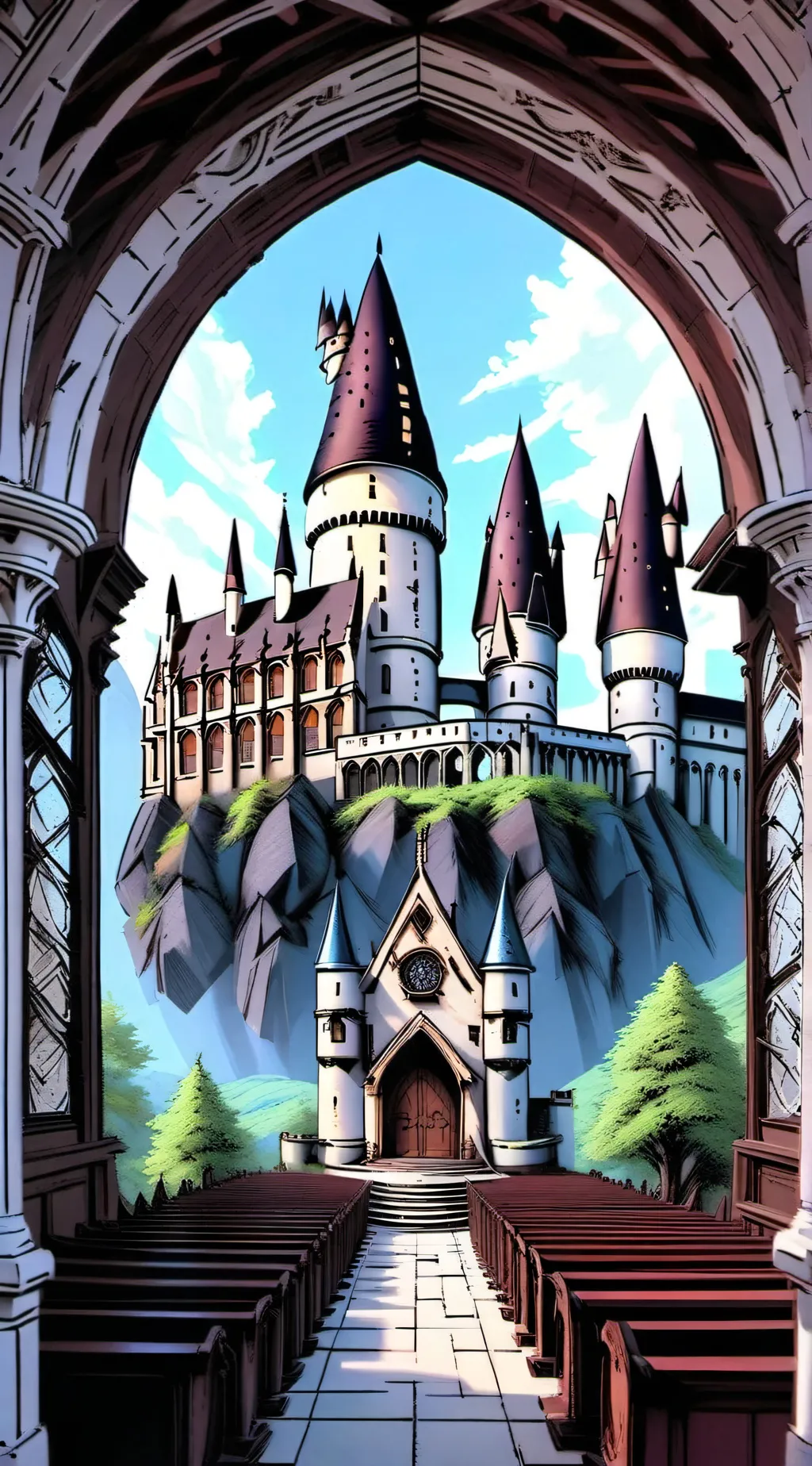 ai character: Hogwarts gc background