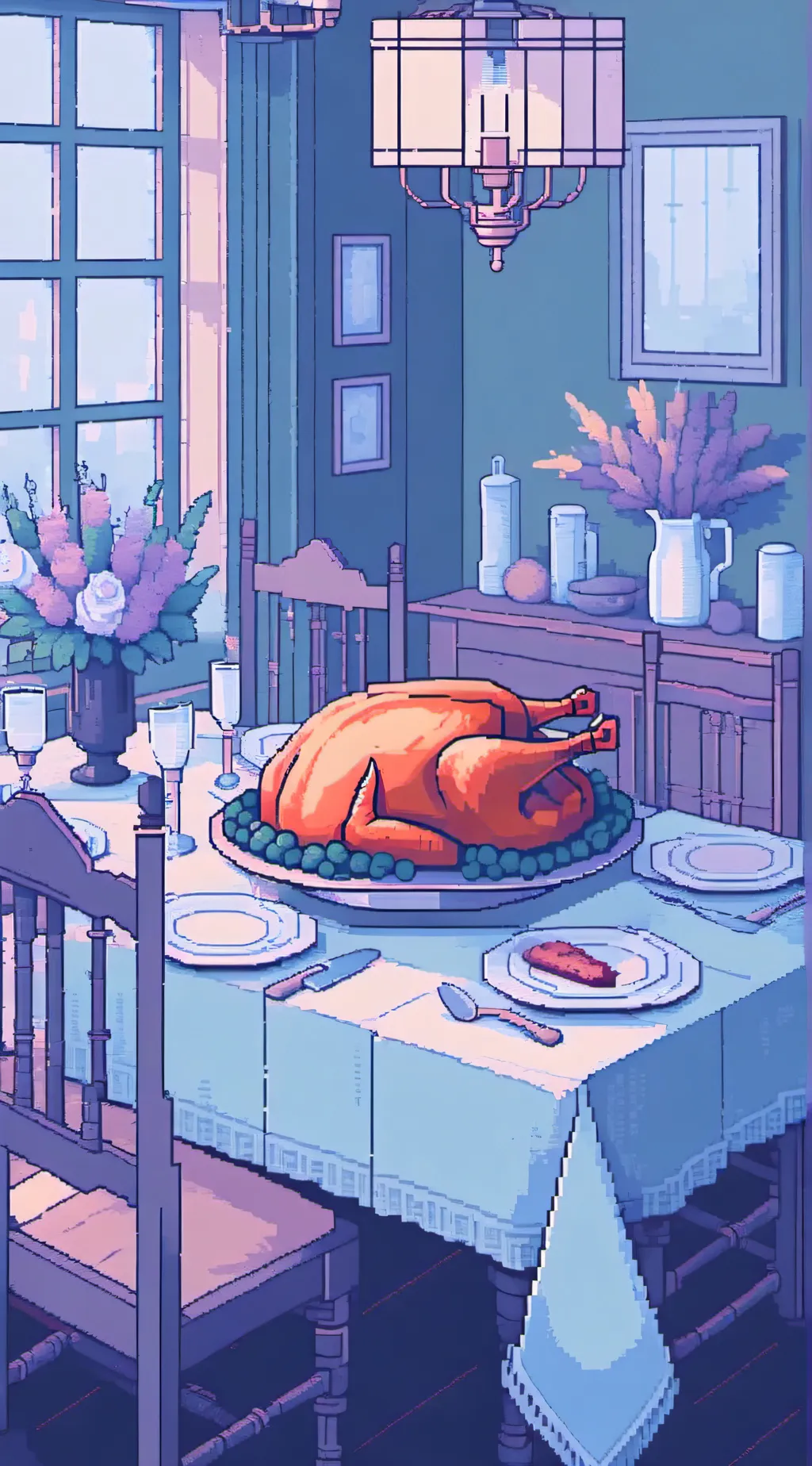 ai character: FPE Thanksgiving  background