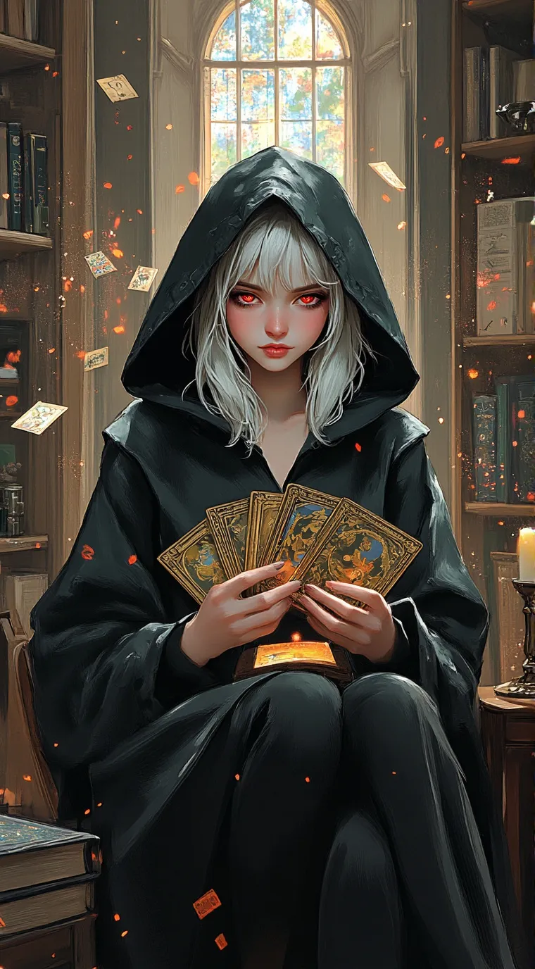 ai character: Tarot Reader background